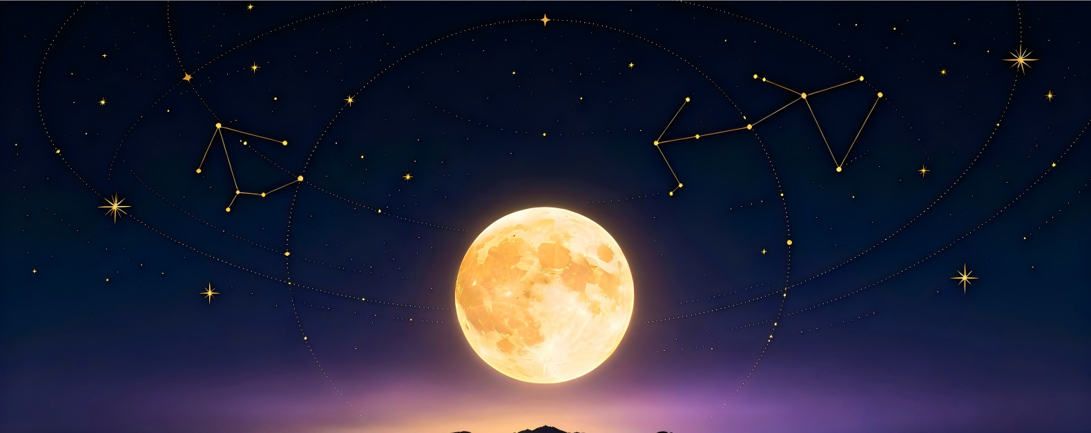 weekly horoscope september 20 2026, Aries full moon over mountain horizon